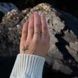 10k Gold Sunlight Ring - East to West