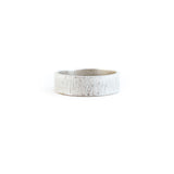 Bark texture ring handmade in tofino bc