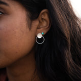 Sterling Silver Gemstone Studs